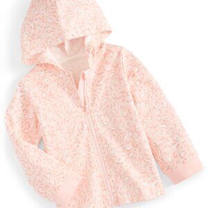 First Impressions Baby Girl Cheetah Zip Up Hoodie Size 3-6 Months Long Sleeves
